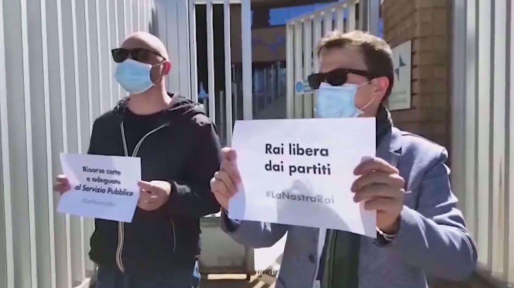 Journalists of Italy's national broadcaster strike over budget cuts