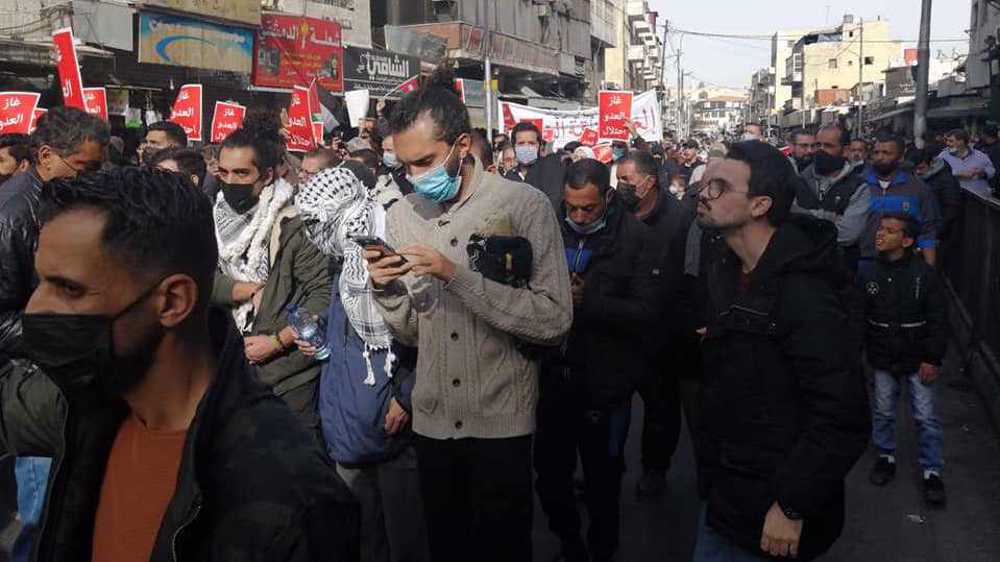 Jordanians rally en masse against water-for-energy deal with Israel