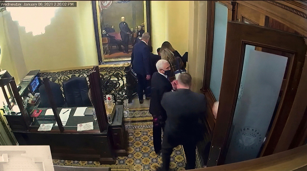 Trump impeachment video shows Pence, Romney fleeing during Capitol attack 