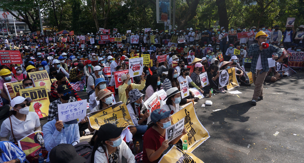 Myanmar military denies coup, files extra charge against Suu Kyi
