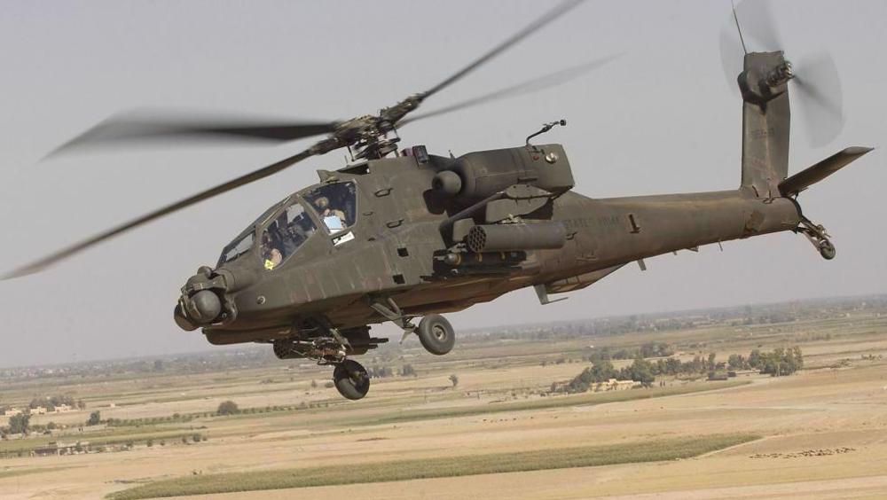 Drones, choppers patrol skies as US sets up new base in Iraq 