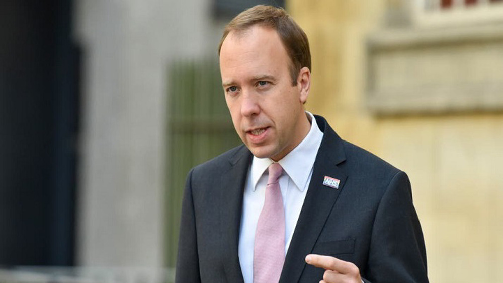 Third of UK public want Matt Hancock to resign