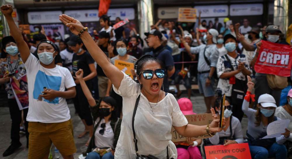 More protests held in Myanmar amid diplomacy to resolve crisis