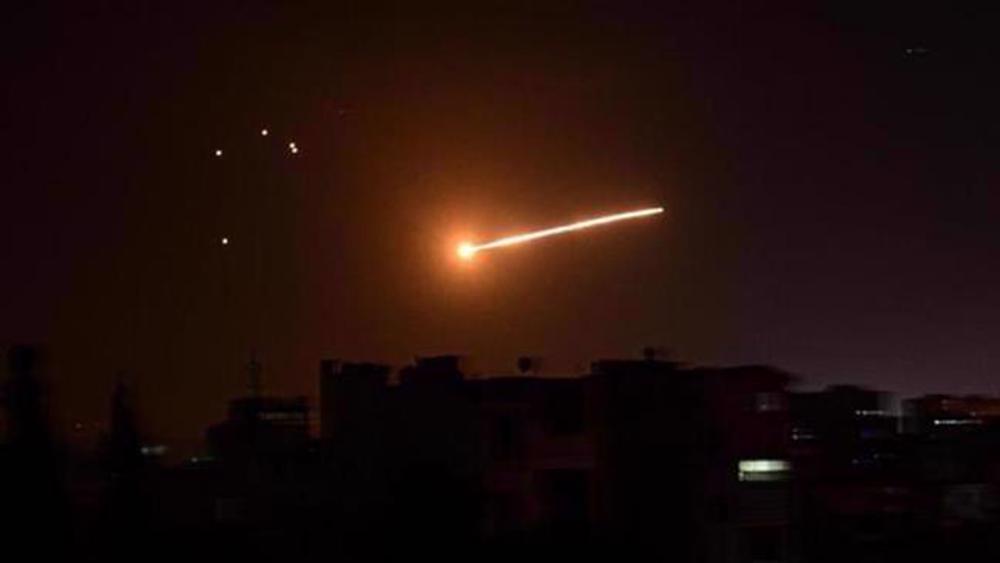 Syrian air defenses intercept Israeli missiles near Damascus