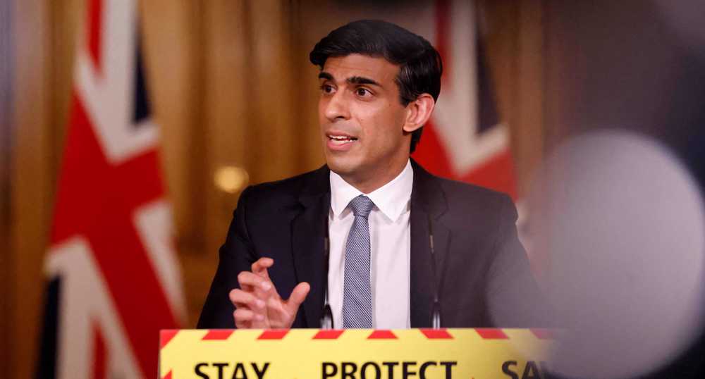 UK's Sunak flags major tax rises as Covid bill tops £400bn