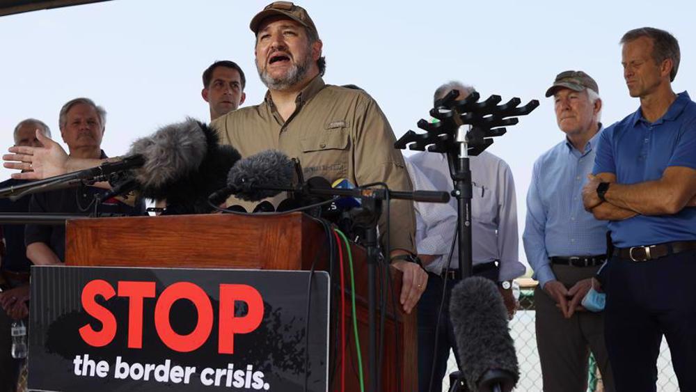 Ted Cruz accuses Biden of creating 'humanitarian disaster' at US border 