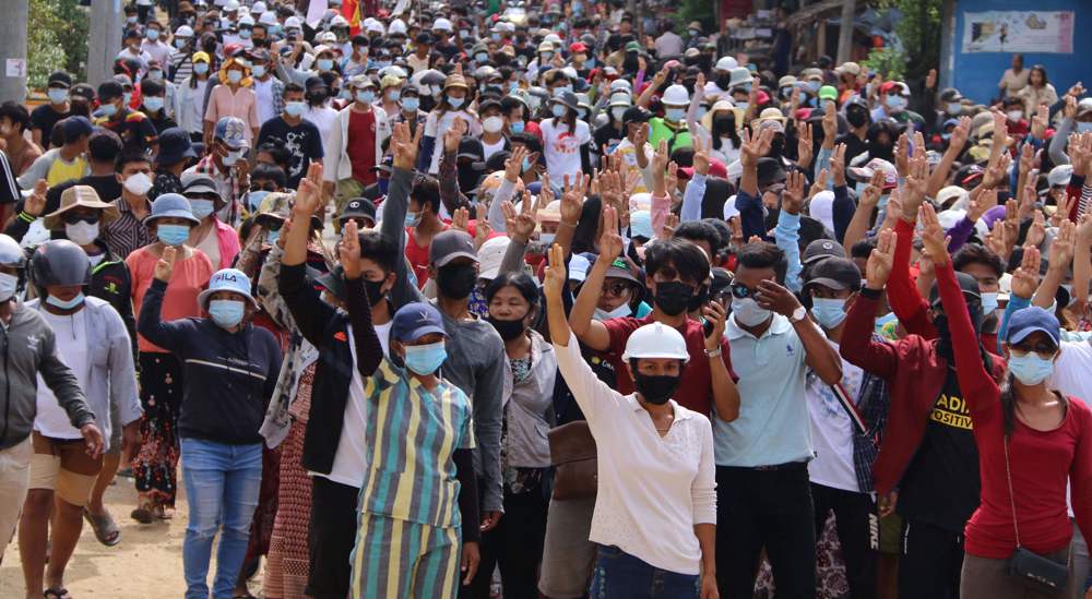 Myanmar security forces detain prominent anti-coup leader