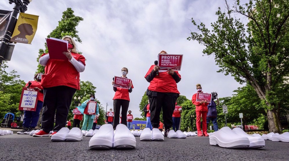 US nurses' union condemns CDC's maskless guidance 