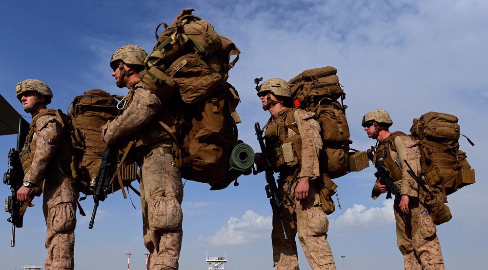 Airfield comes under attack as US formally begins Afghan withdrawal