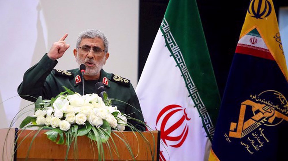 Quds Force chief: Israel must now think about leaving Palestine