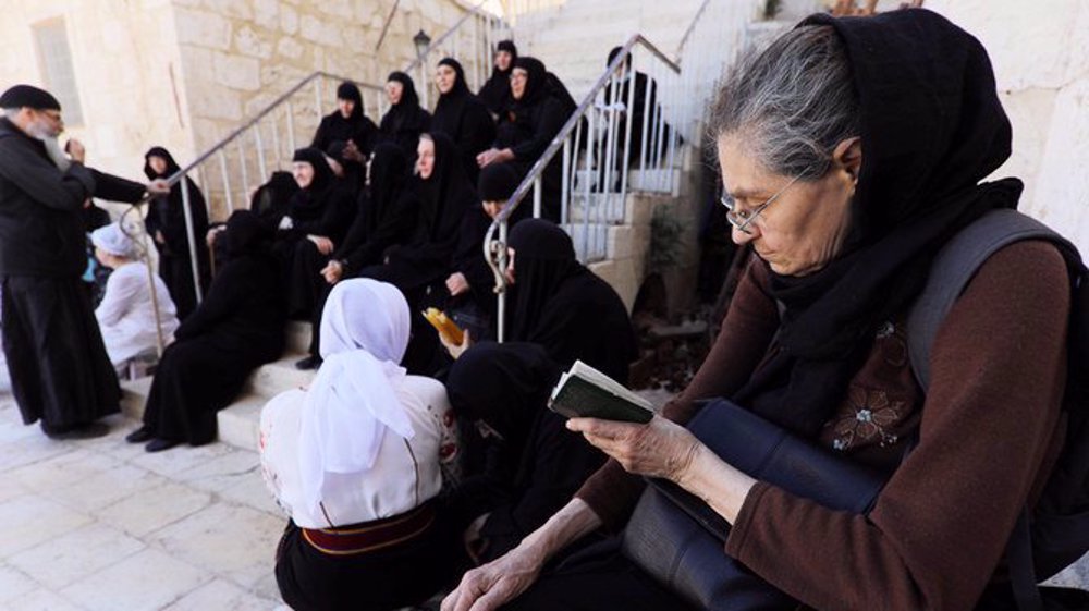 Hamas blasts Israeli attack on Christian worshipers in Jerusalem al-Quds 