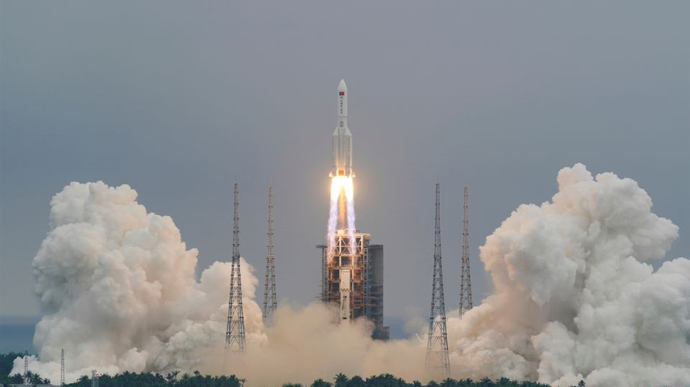 China says rocket debris landed in Indian Ocean 