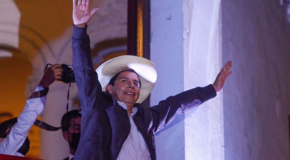 Castillo claims victory in Peru's presidential election