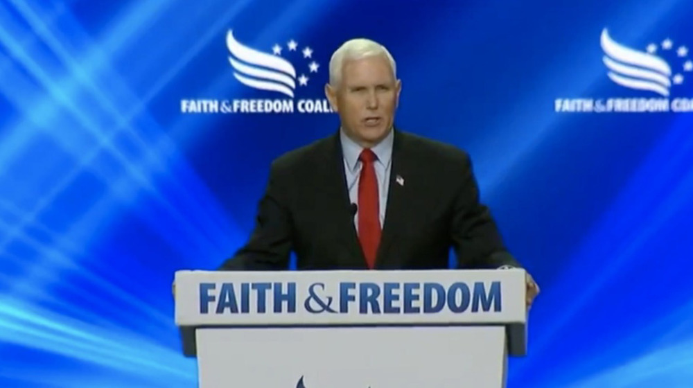 Trump’s supporters heckle Pence with calls of 'traitor' 