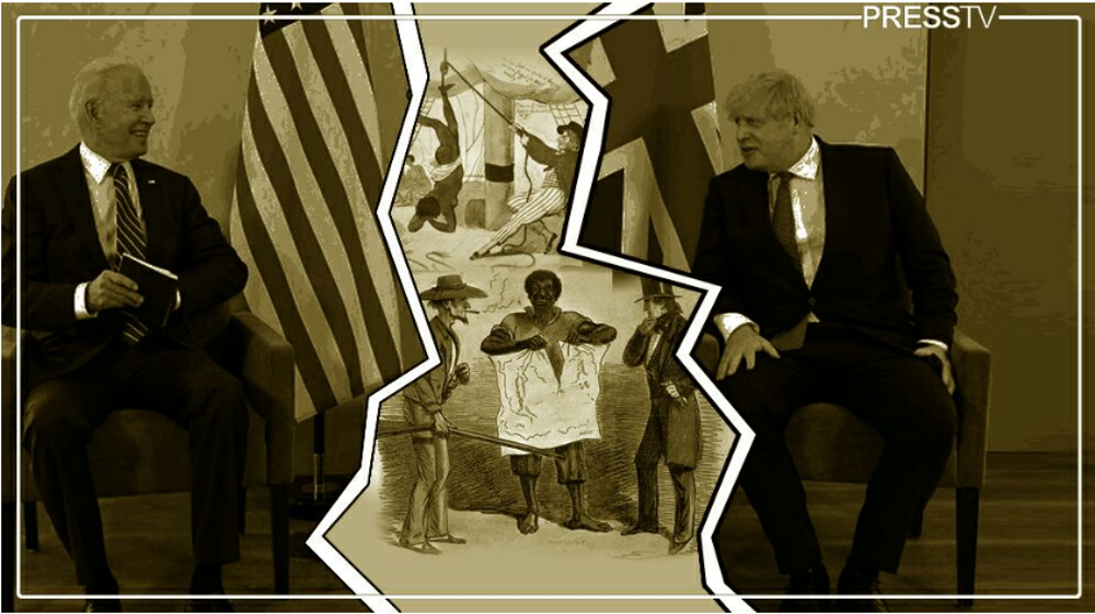 Boris Johnson Gifting Biden A Picture Of Frederick Douglass insults those who respect What Douglass 