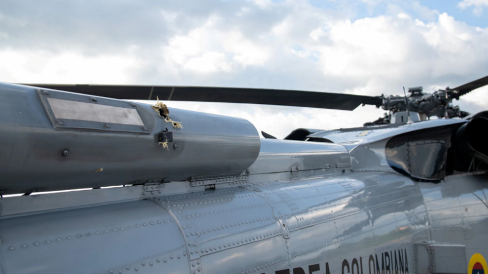 Helicopter carrying Colombia's President Duque struck by bullets in attack