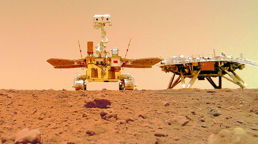 China releases videos of rover on Mars