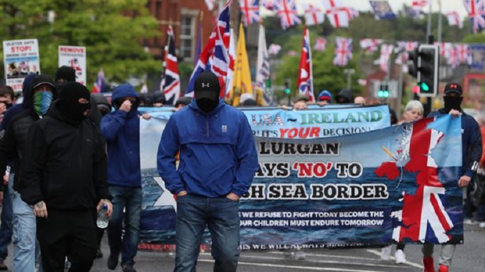 Loyalists rally against NI Protocol
