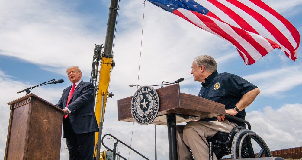 Trump back to US-Mexico border with attacks on Biden immigration policies