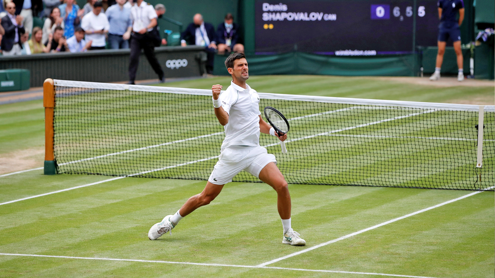 Wimbledon: Djokovic beats Shapovalov to reach final