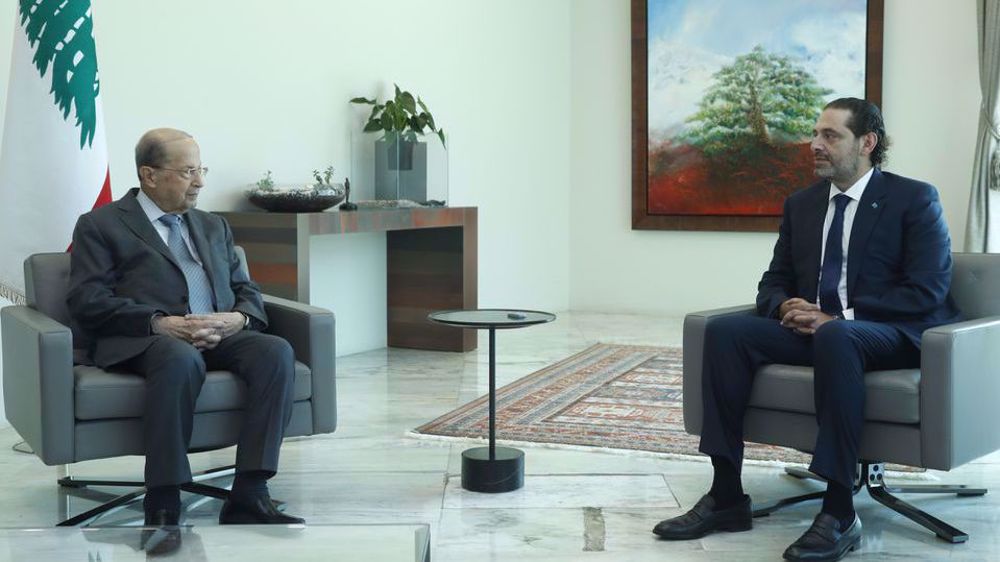 Lebanon's PM-designate Hariri presents cabinet lineup to President Aoun