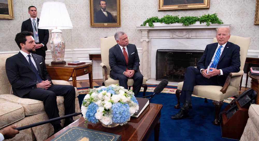 Jordan's King Abdullah visits US in bid to mend frosty Trump-era ties