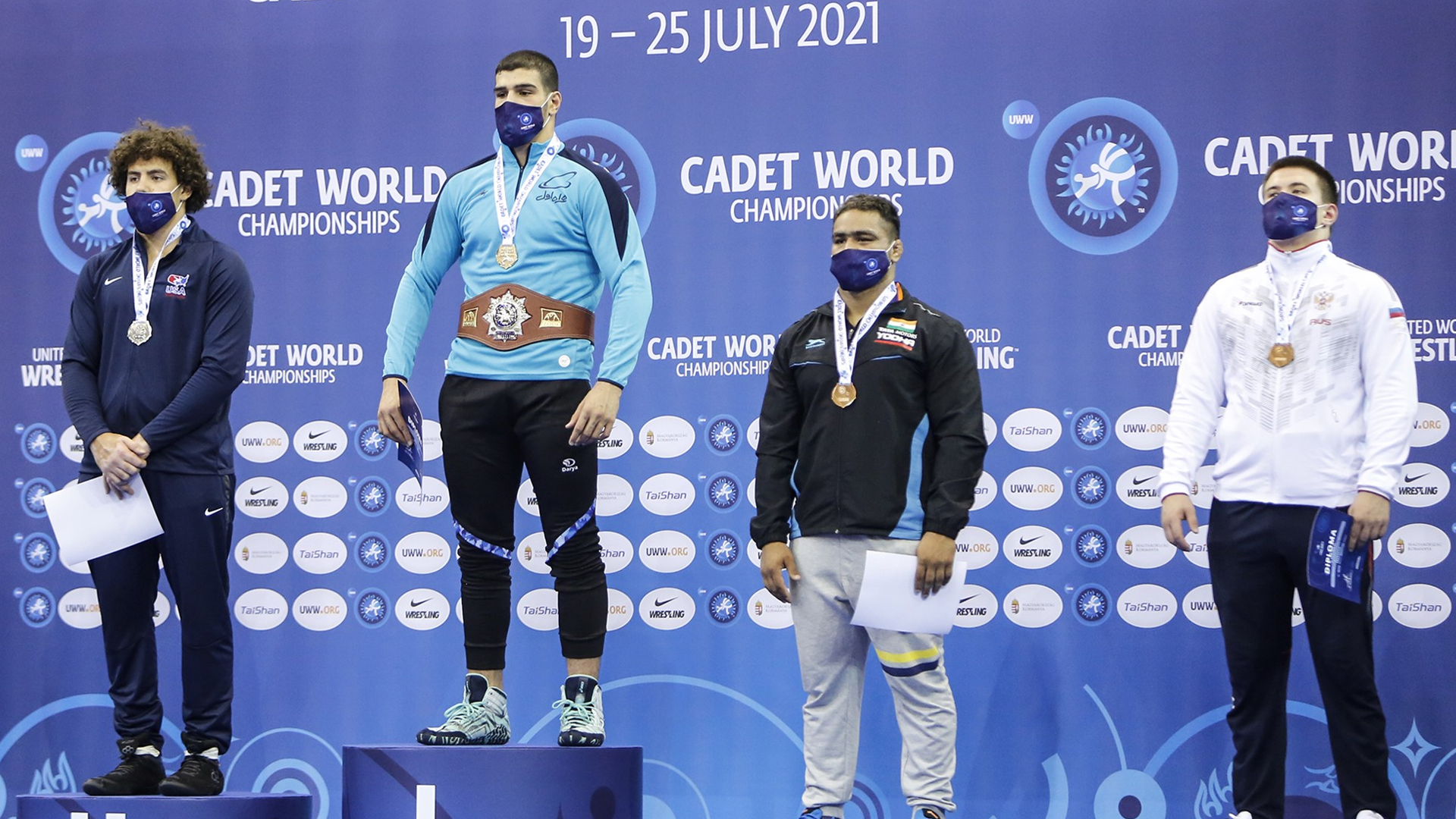 2021 World Cadets C'Ships: Iran freestyle wrestlers earn gold, bronze medals 