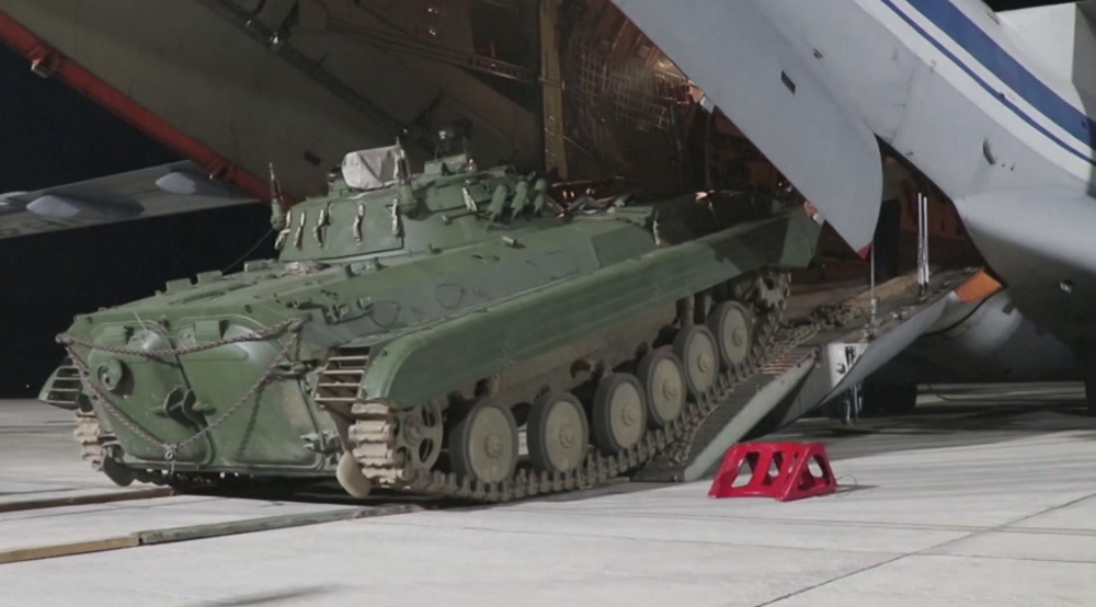 Russia deploys military machinery to base close to Afghan border 