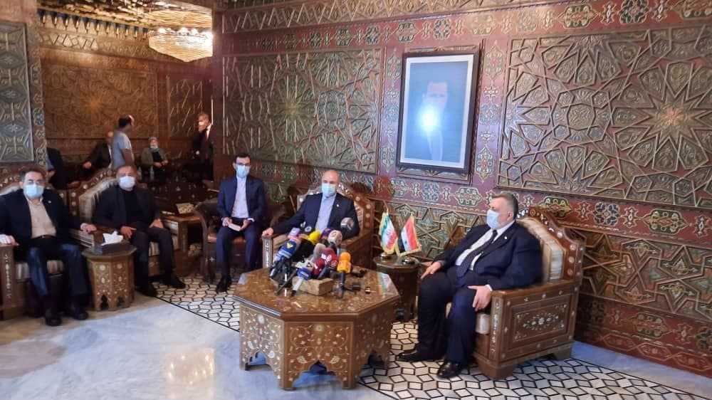Iran parliament chief in Syrian capital on official visit