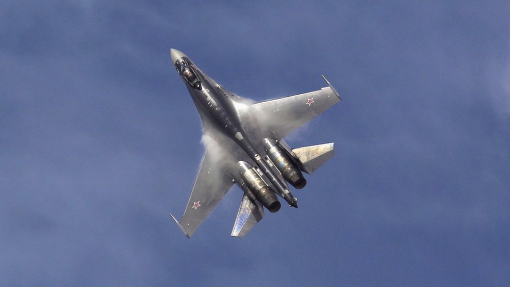 Russian Sukhoi Su-35 jet crashes into sea, pilot survives