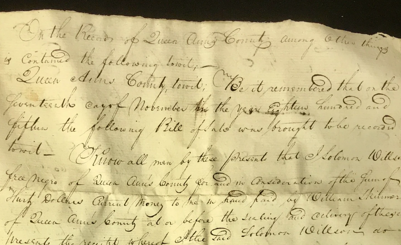 Historic documents reveal depth of US slavery