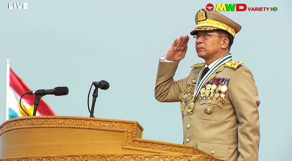 Myanmar’s junta chief extends coup with promise of 2023 election 