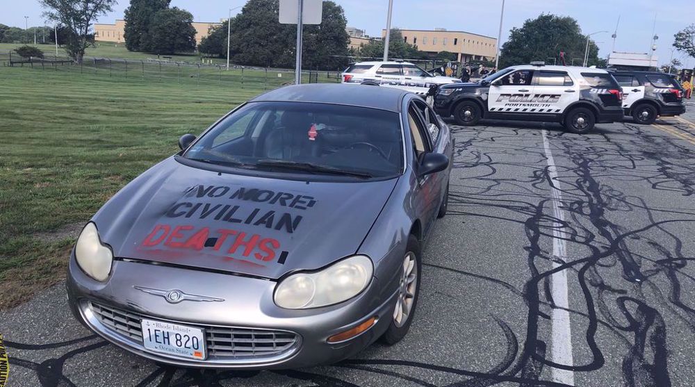 US activists protest Raytheon’s arms sales to Saudi Arabia, Israel