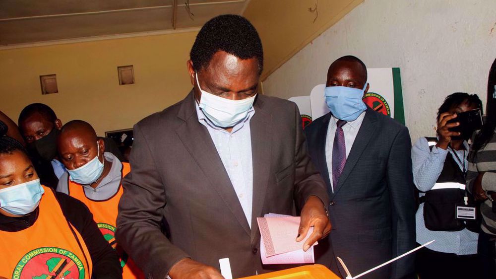 Zambian opposition candidate widens lead in crunch vote
