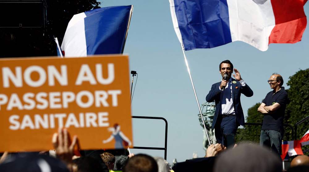 French protesters demand end to mandatory vaccines, health pass 