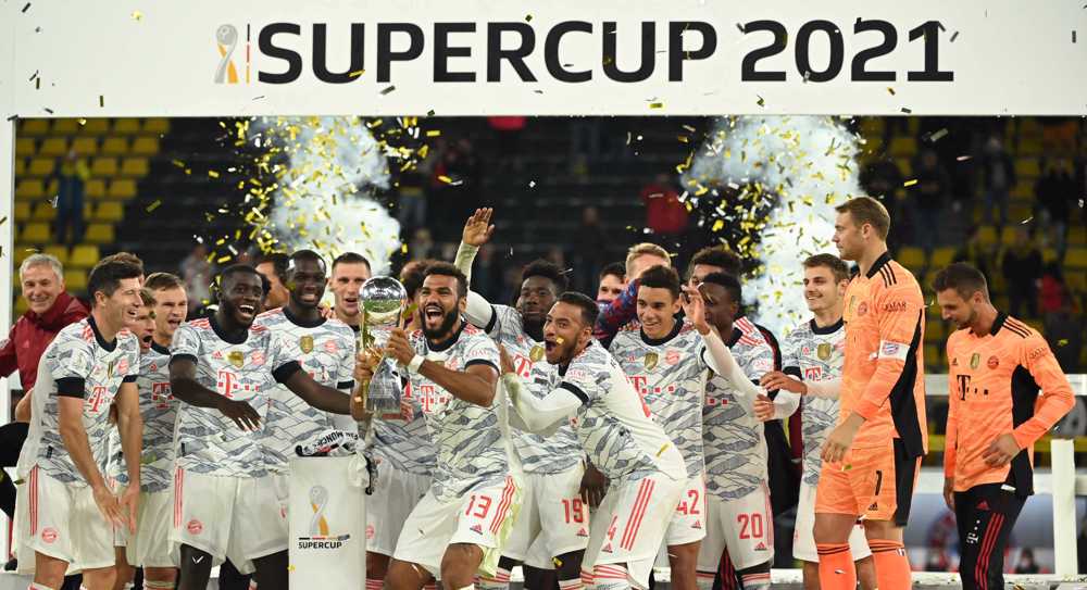German Super Cup final: Bayern Munich 3-1 Borussia Dortmund