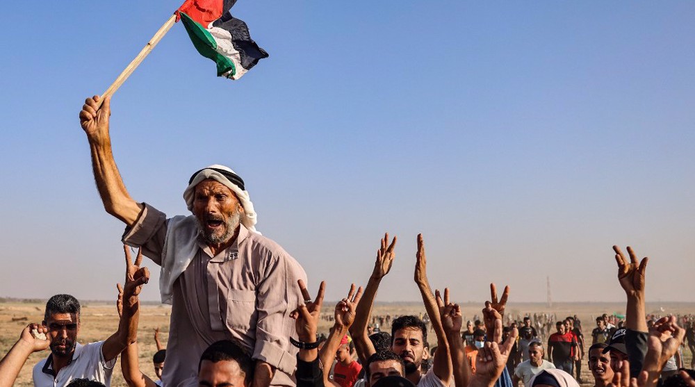 Over dozen Palestinians injured as Israel attacks protest on Gaza border fence