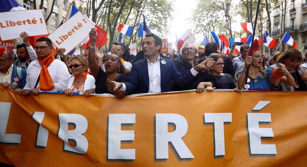Protesters rally in France, Germany amid growing anger over COVID rules