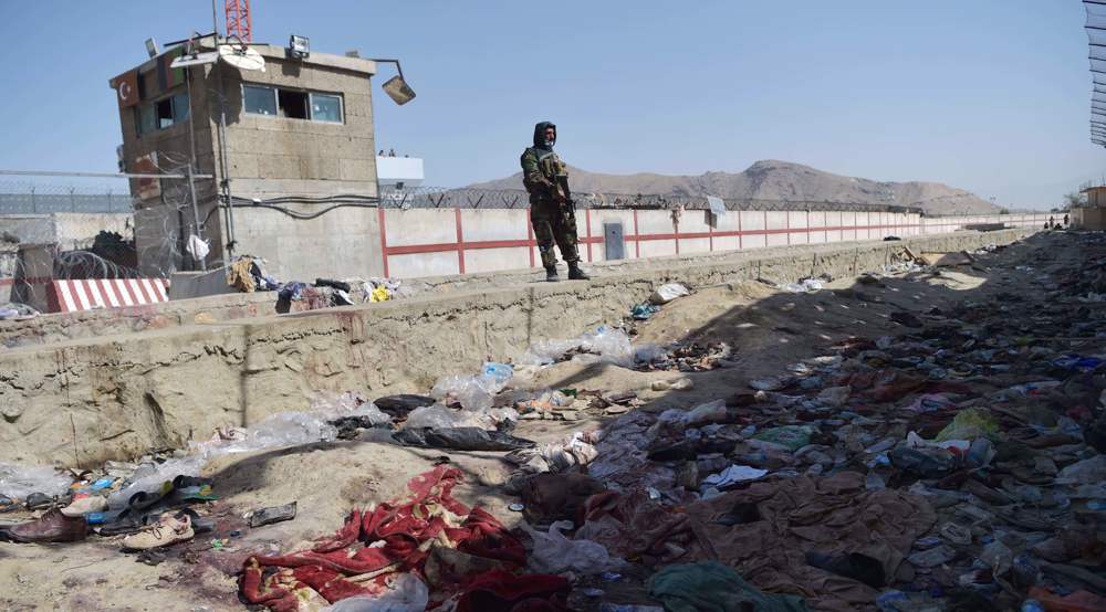 Rocket attack hits near Kabul airport, US says carried out drone strike