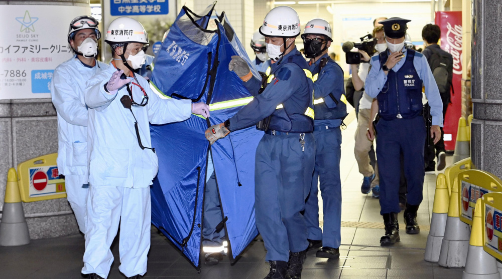 10 wounded in knife attack on 'happy women' on Tokyo train