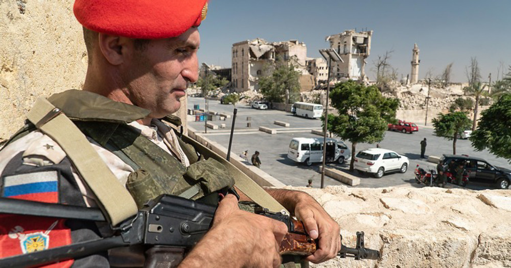 Russian soldier killed by roadside bomb blast in Syria’s Homs