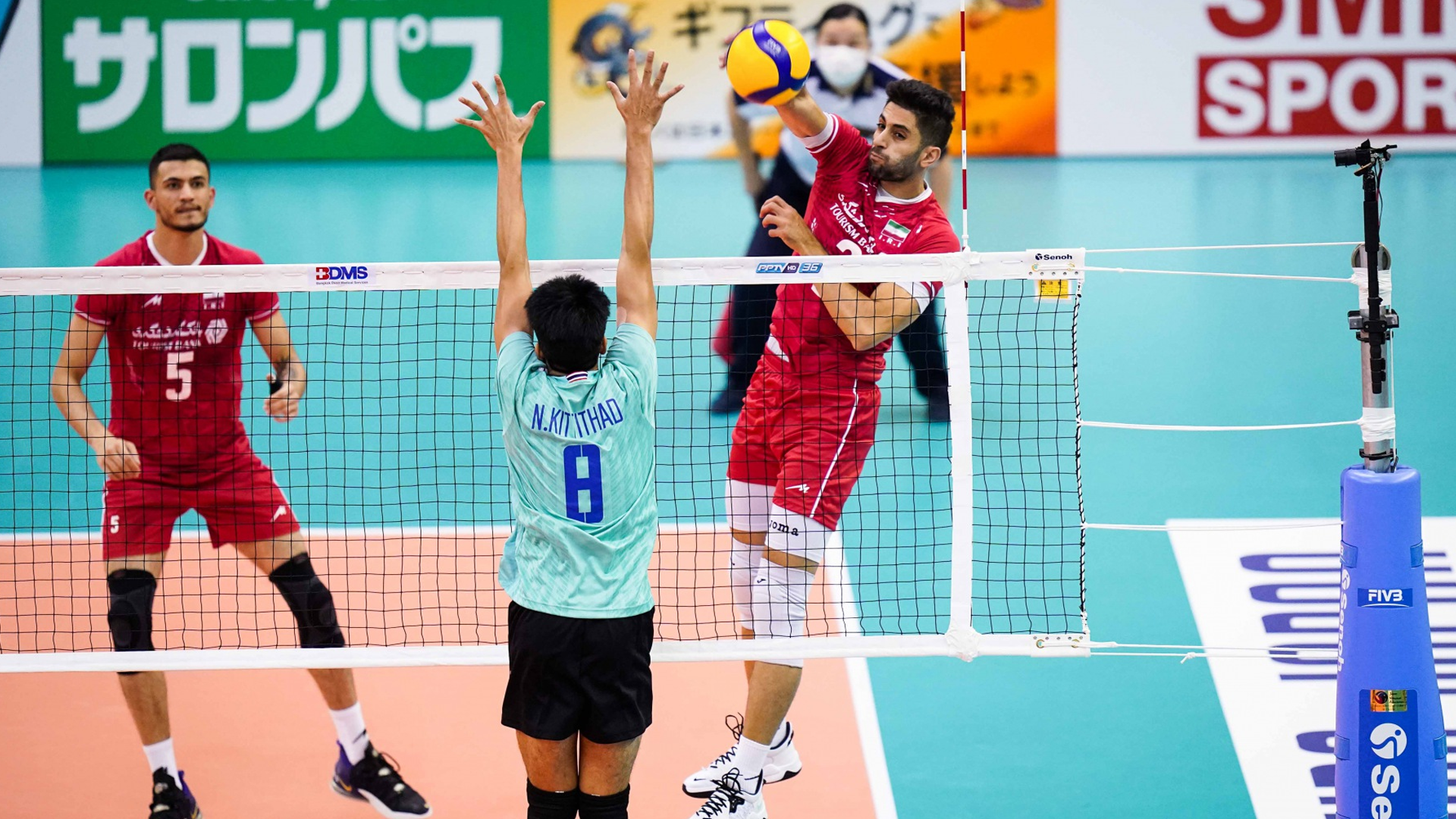  Iran thrash Thailand in Asian Men's Volleyball Championship