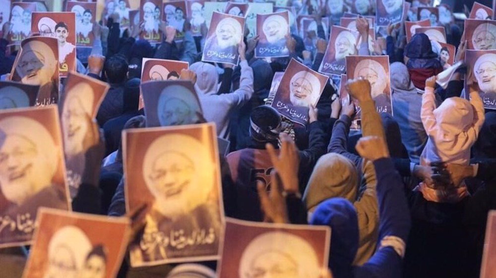 Bahrainis rally in support of Shia cleric Sheikh Qassim