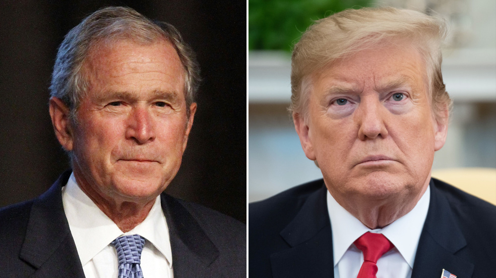 Bush, Trump lock horns over Liz Cheney