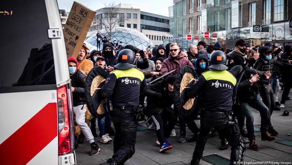 'Freedom, freedom': Anti-vaccine protesters rally across Europe
