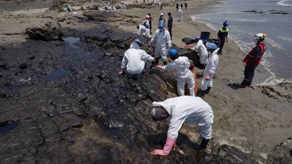 Oil spill in Peru caused by strong waves after Tonga eruption