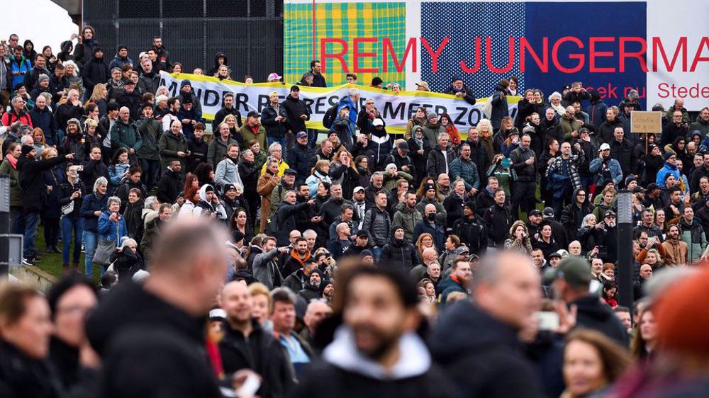 Dutch police disperse thousands protesting against lockdown measures