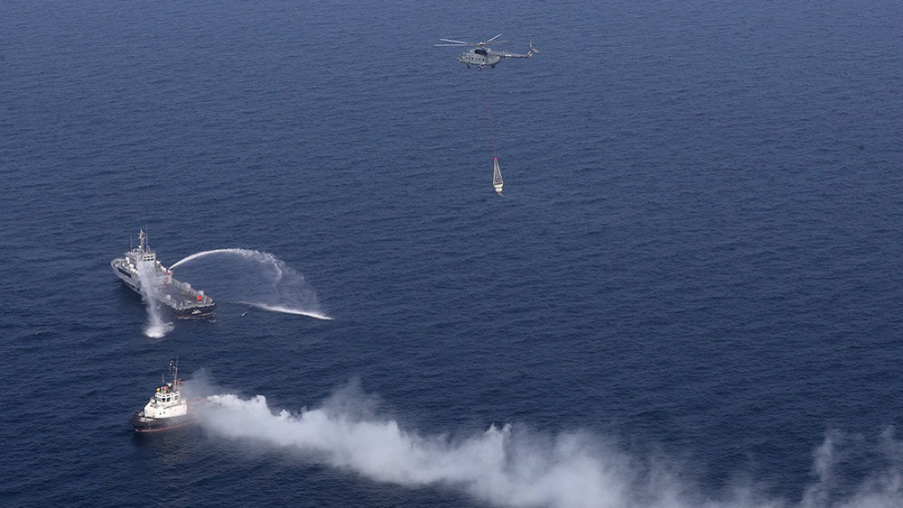 Iran, Russia, China kick off joint drills in Indian Ocean