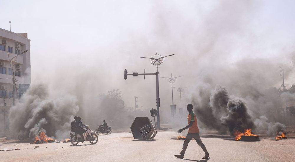 Burkina Faso president ‘detained’ by mutinous soldiers at military camp 