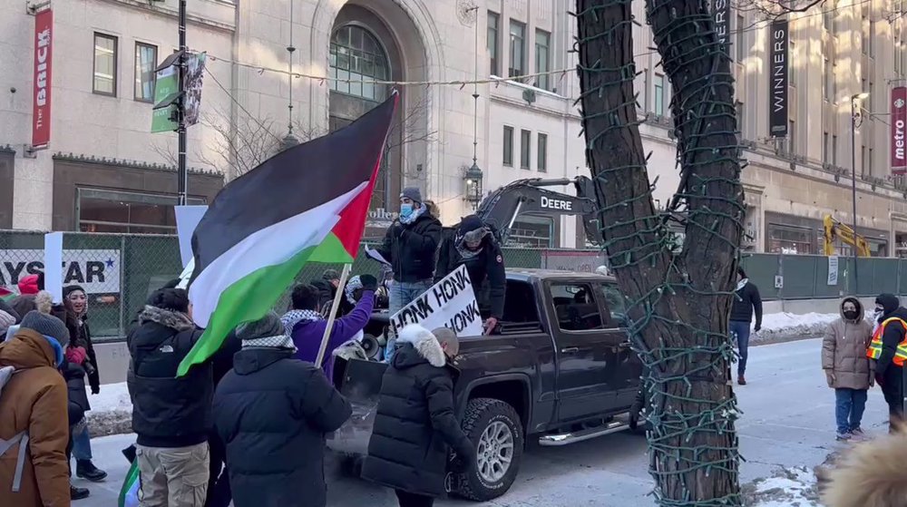 Pro-Palestine Canadian activists protest Israel’s aggression 